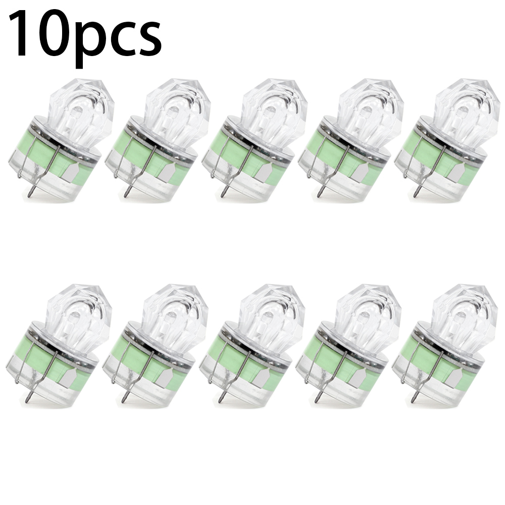 Fishing Equipment In English - 10 stuks/verpakking LED diepzee-aaslichten, nachtvissende verlichtingsarmaturen,