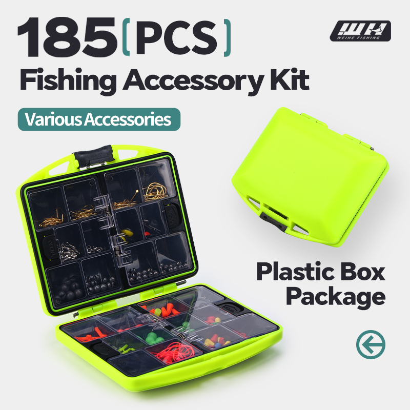 Fishing Equipment Organizer - WEIHE 185-delige visaccessoiresset doos Pesca Peche