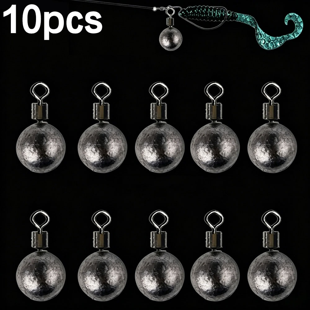 Fishing Equipment On Sale - 10 Stuks 5-20G Ronde Bal Lood