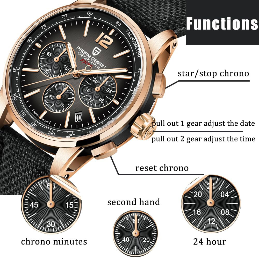 Circle Hook Set - PAGANI ONTWERP Nieuwe Heren Horloge 41mm