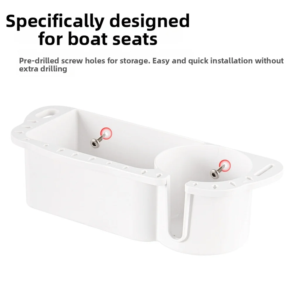 Tackle Box - ABS Viscontainer Visgereidoos Dubbele rij drainagegaten