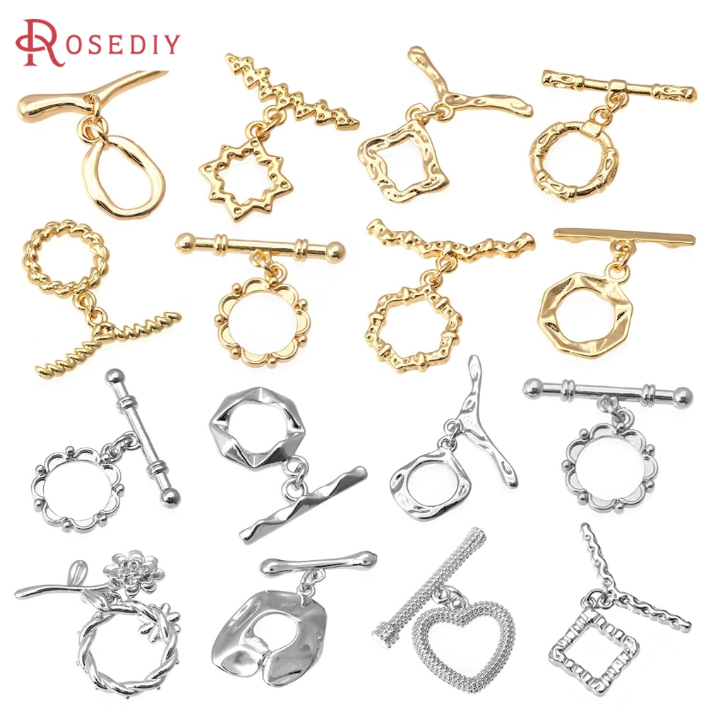 Circle Hook Set - 6 Sets 18 K Goud Kleur
