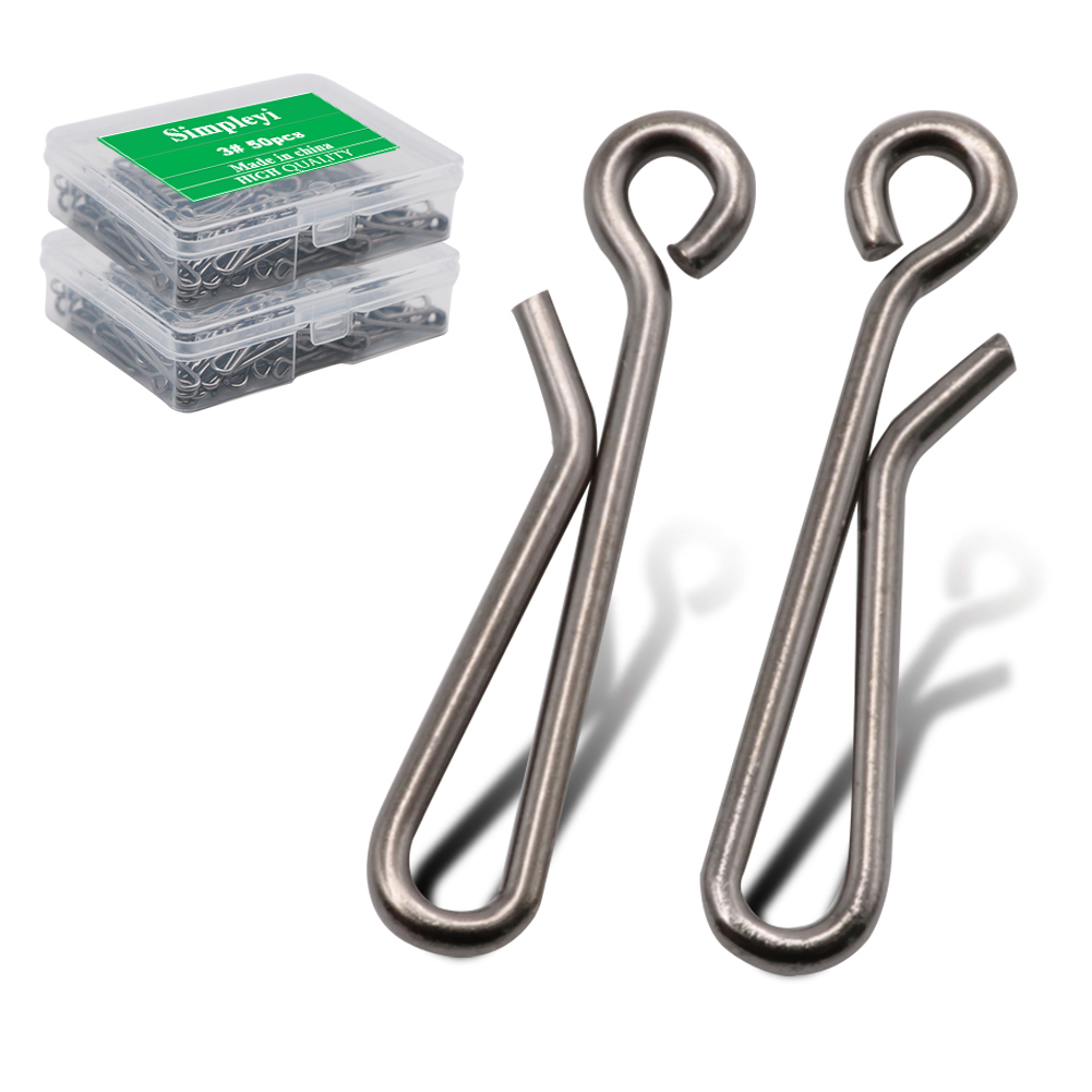 Fishing Equipment Tools - 50 Stks/doos Lager Slot Rolling Swivel