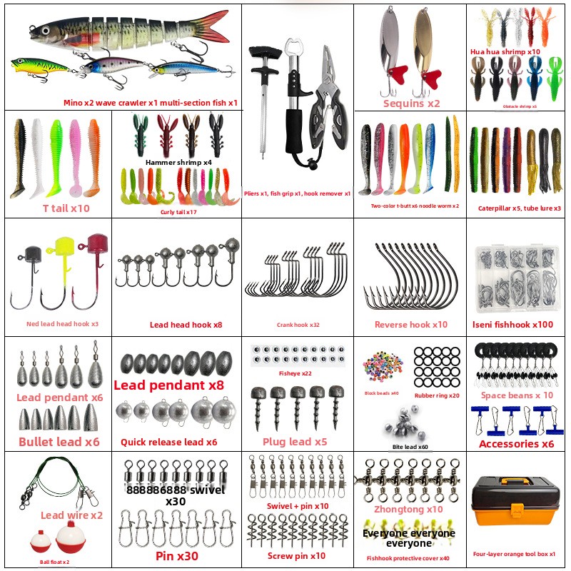 Grote vierlaagse outdoor visse - Tackle Box recensie en prijs
