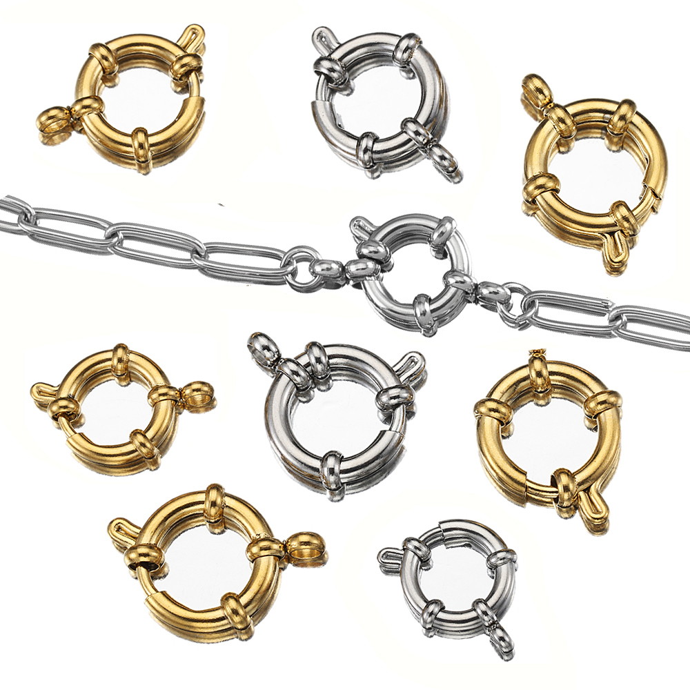 4 stuks roestvrijstalen veersl - Circle Hook Set recensie en prijs
