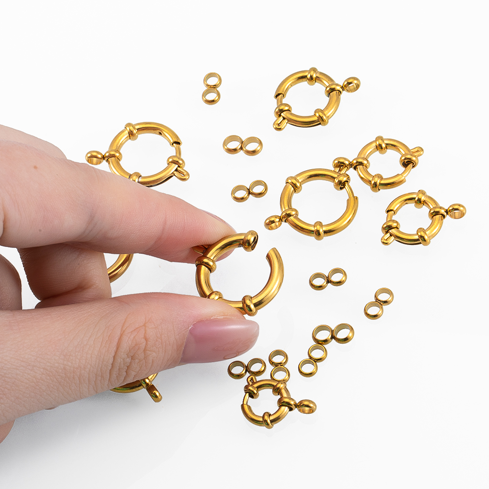 4 stuks roestvrijstalen veersl - Circle Hook Set recensie en prijs