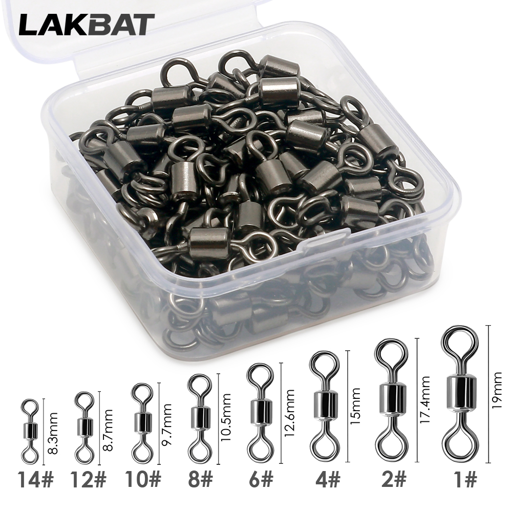 100 STUKS RVS Visdraaikrans La - Tackle Box recensie en prijs
