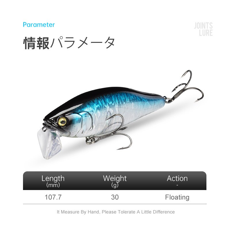 I-JACK Minnow Vissen Lokt 107. - Fishing Equipment Deals recensie en prijs