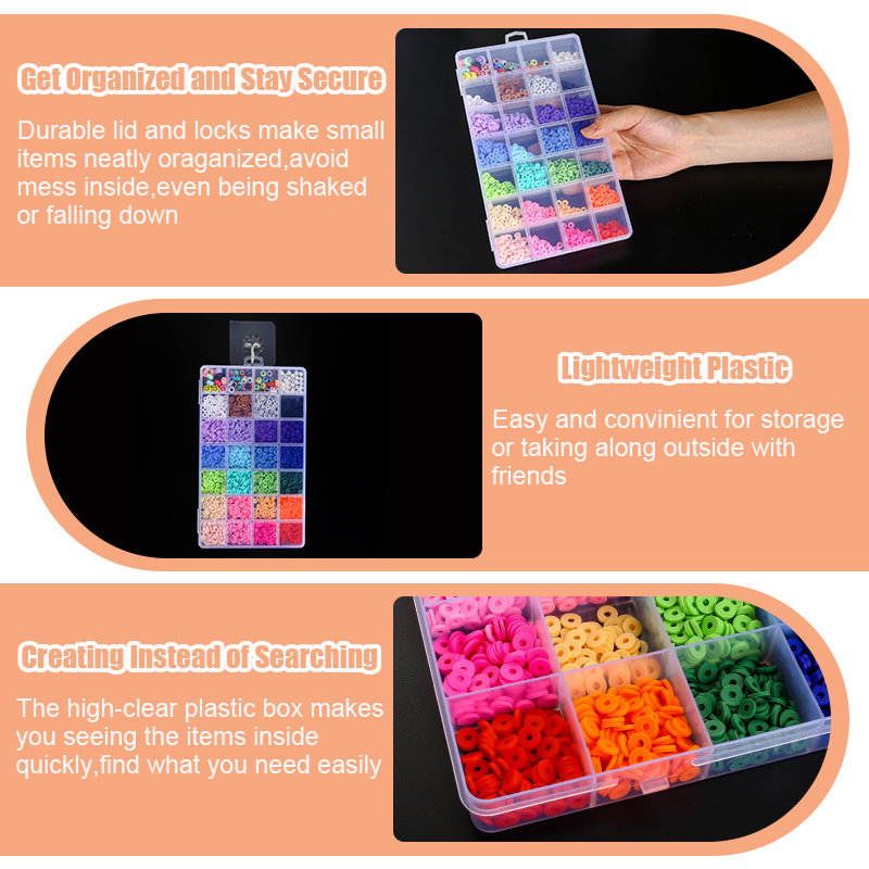 Plastic doorzichtige organizer - Fishing Equipment Organizer recensie en prijs