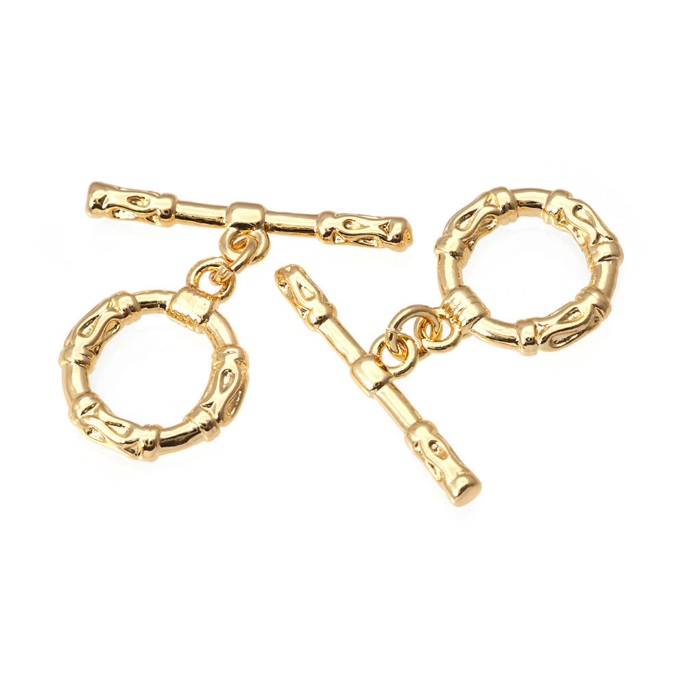 6 Sets 18 K Goud Kleur Messing - Circle Hook Set recensie en prijs