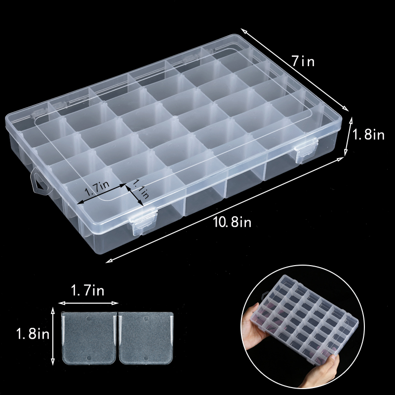 36-roosters Plastic Organizer  - Fishing Equipment Organizer recensie en prijs