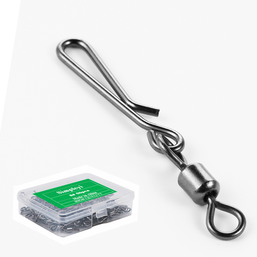 50 Stuks Doos Rolling Swivel M - Tackle Box recensie en prijs